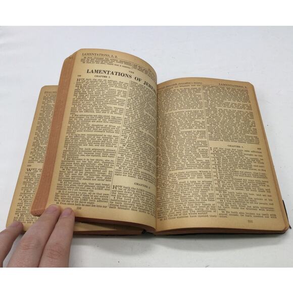 Antique English Bible Old and New Testament King James Version - Picture 7 of 9